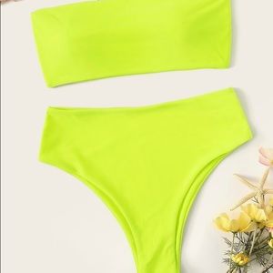 Neon Yellow Bikini Set